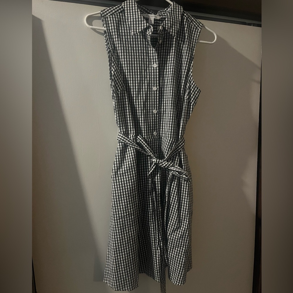Popsugar Cotton Gingham Dress